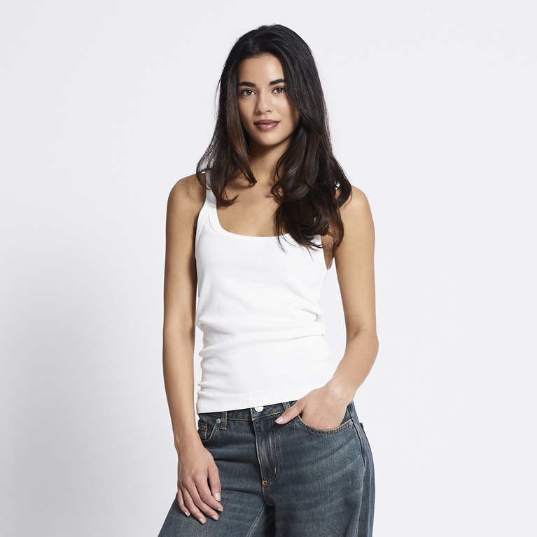 Ribbed singlet "Mikaela"